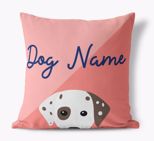 Peeking Name: Personalised {breedFullName} Cushion